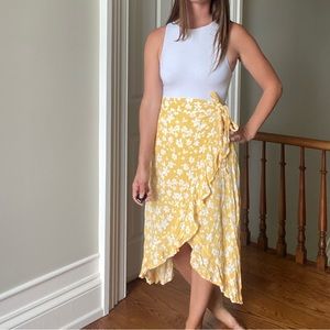 Kendal and Kylie wrap skirt